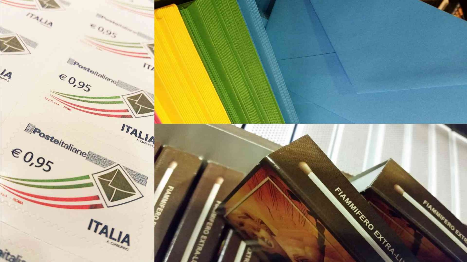 Francobolli Buste Fiammiferi